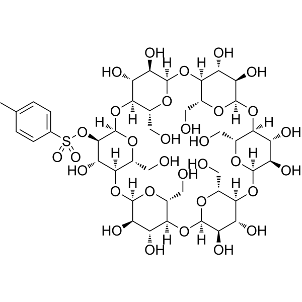 Mono-2-O-(p-toluenesulfonyl)-alpha-cyclodextrin (Mono-2-o-(p-toluenesulfonyl)-alpha-cyclodextrin) 93